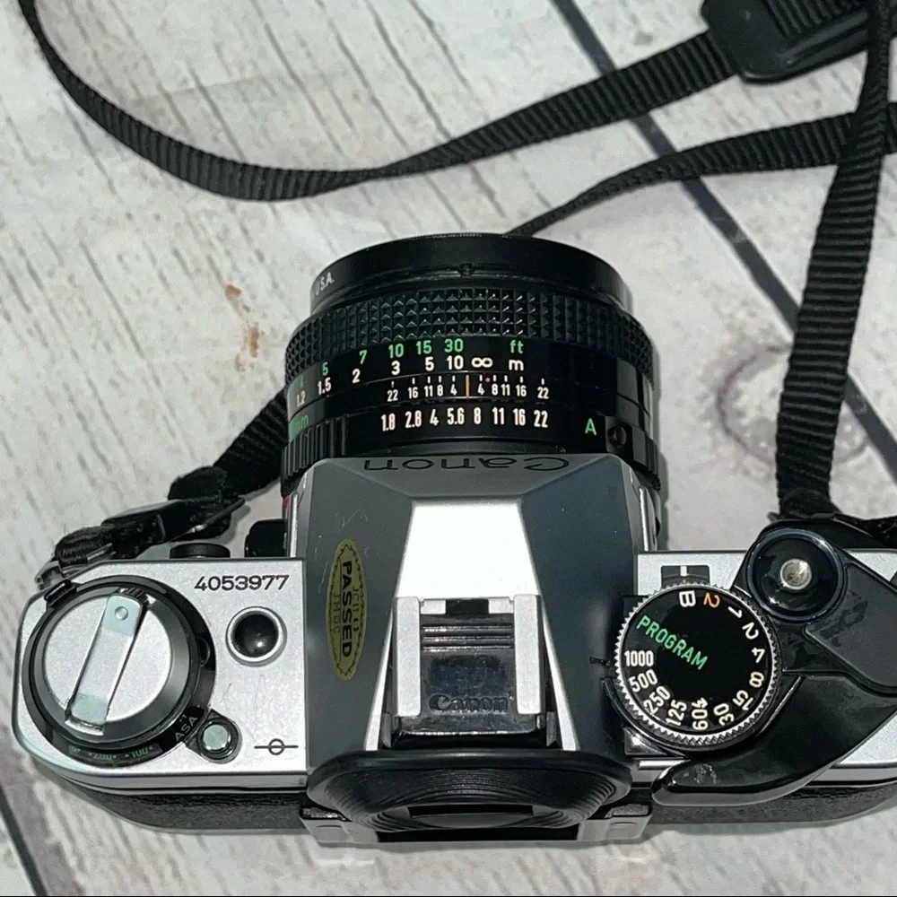 Canon AE-1 Program SLR Camera + 55mm Lens